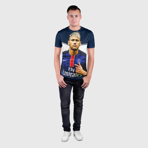 Мужская футболка 3D Slim Neymar - фото 4