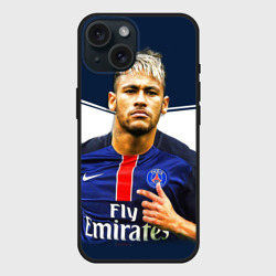 Чехол силиконовый для Apple iPhone 15 матовый Neymar