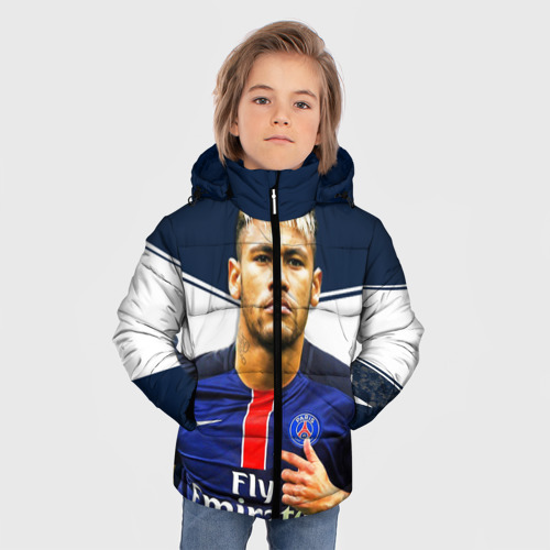 Зимняя куртка для мальчиков 3D Neymar, цвет красный - фото 3