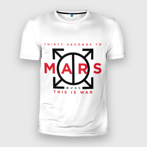 Мужская футболка 3D Slim 30 Seconds to Mars, цвет 3D печать