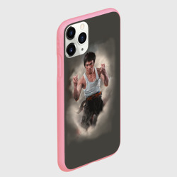 Чехол для iPhone 11 Pro Max матовый Брюс Ли - фото 2