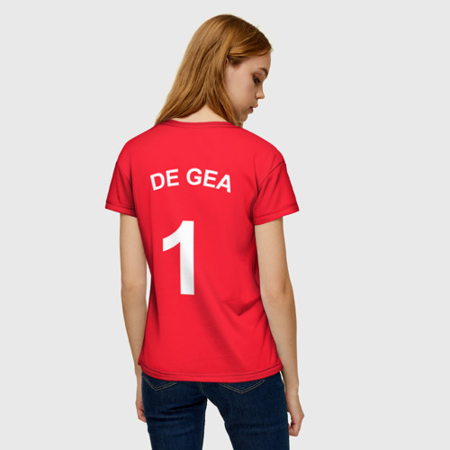 Женская футболка 3D David de Gea, цвет 3D печать - фото 4