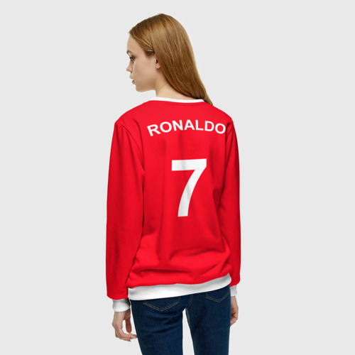 Женский свитшот 3D Cristiano Ronaldo, цвет 3D печать - фото 4