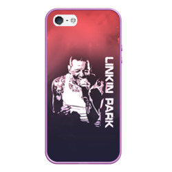 Чехол для iPhone 5/5S матовый Linkin Park Честер