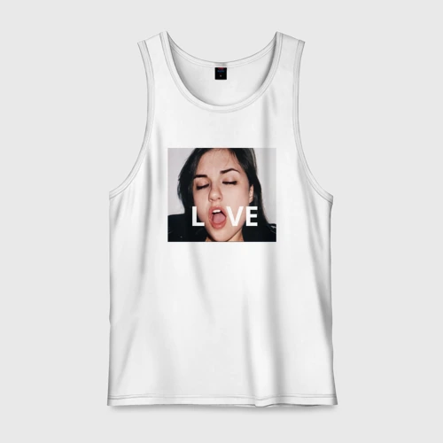 Мужская майка хлопок Sasha Gray love