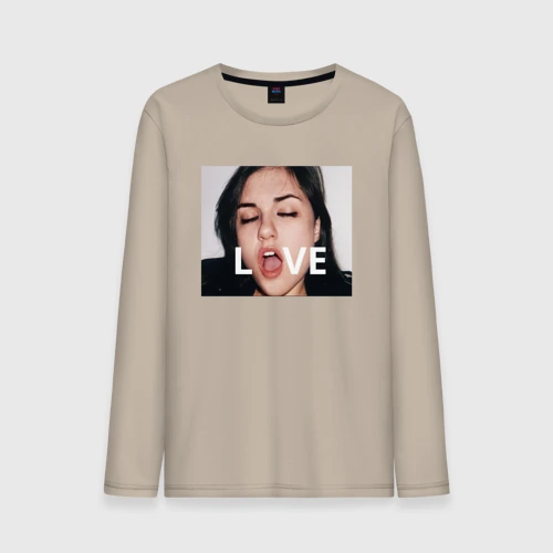 Мужской лонгслив хлопок Sasha Gray love