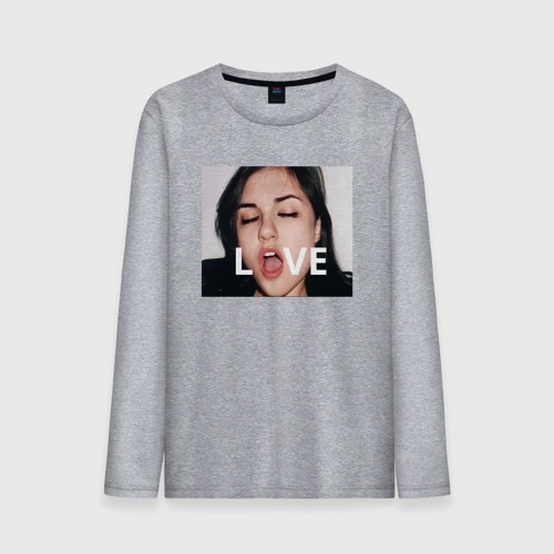 Мужской лонгслив хлопок Sasha Gray love