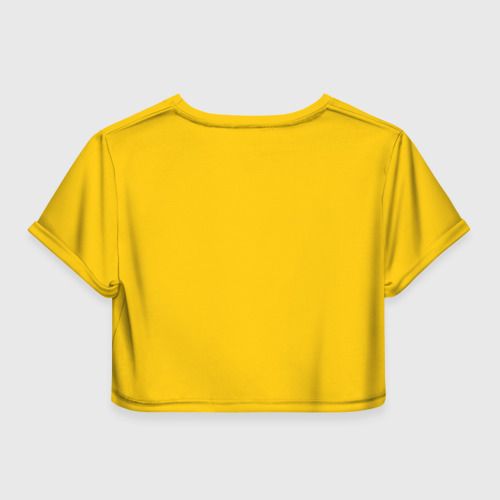 Женская футболка Crop-top 3D Радиоактивная природа, цвет 3D печать - фото 2