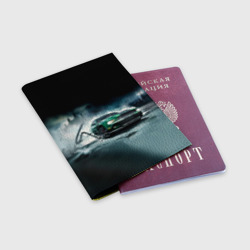 Обложка для паспорта матовая кожа Призрачный Ford Mustang - фото 2
