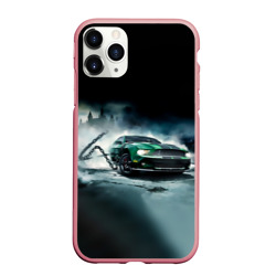 Чехол для iPhone 11 Pro Max матовый Призрачный Ford Mustang