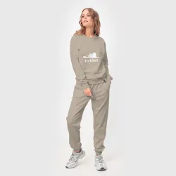 Женский костюм хлопок Питон - язык программирования - фото 2