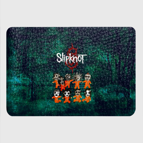 Картхолдер с принтом Группа Slipknot, цвет синий - фото 4