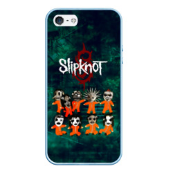 Чехол для iPhone 5/5S матовый Группа Slipknot