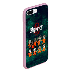 Чехол для iPhone 7Plus/8 Plus матовый Группа Slipknot - фото 2