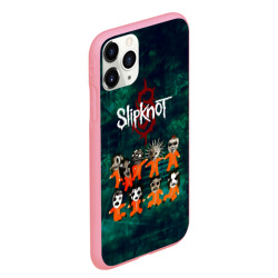 Чехол для iPhone 11 Pro Max матовый Группа Slipknot - фото 2