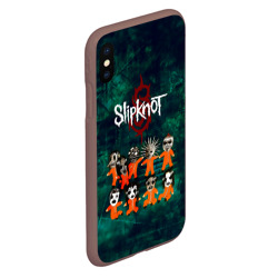 Чехол для iPhone XS Max матовый Группа Slipknot - фото 2