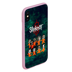 Чехол для iPhone XS Max матовый Группа Slipknot - фото 2