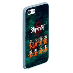 Чехол для iPhone 5/5S матовый Группа Slipknot - фото 2