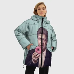 Женская зимняя куртка Oversize Дэвид Линч - фото 2