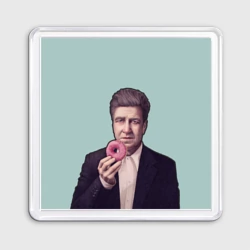 Магнит 55*55 Дэвид Линч