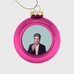 Ёлочный шар стеклянный/пластиковый Дэвид Линч