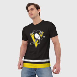 Мужская футболка 3D Pittsburgh Penguins 2017 - фото 2