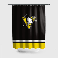 Штора 3D для ванной Pittsburgh Penguins 2017