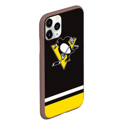 Чехол для iPhone 11 Pro Max матовый Pittsburgh Penguins 2017 - фото 2