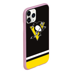 Чехол для iPhone 11 Pro Max матовый Pittsburgh Penguins 2017 - фото 2