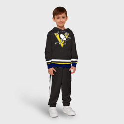 Детский костюм с толстовкой 3D Pittsburgh Penguins 2017 - фото 2