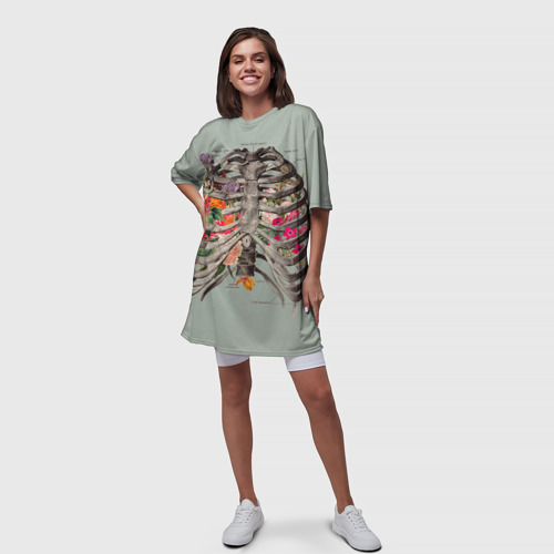 Платье-футболка 3D Грудная клетка - фото 5