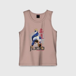 Детская майка хлопок Дзюдо