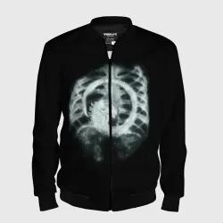 Мужской бомбер 3D Привидение