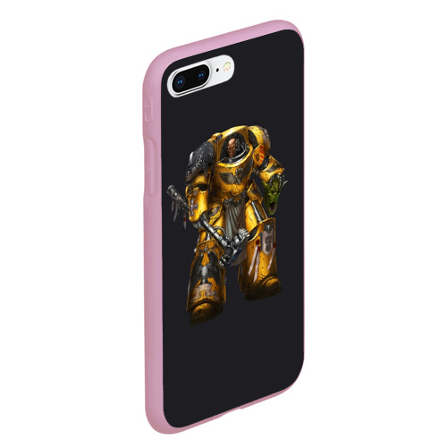 Чехол для iPhone 7Plus/8 Plus матовый Warhammer 40,000, цвет розовый - фото 3