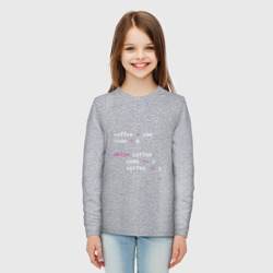 Детский лонгслив хлопок While coffee - фото 2