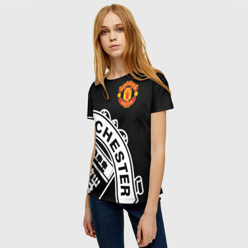 Женская футболка 3D Manchester United - Collections 2017 2018 - фото 3