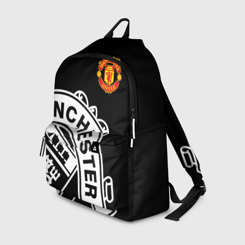 Рюкзак с принтом Manchester United - Collections 2017 2018, вид спереди №1