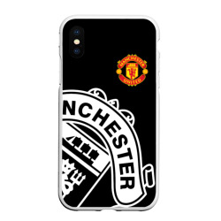 Чехол для iPhone XS Max матовый Manchester United - Collections 2017 2018