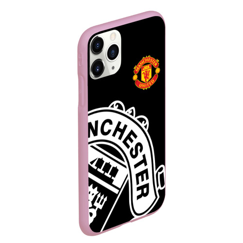 Чехол для iPhone 11 Pro Max матовый Manchester United - Collections 2017 2018, цвет розовый - фото 3