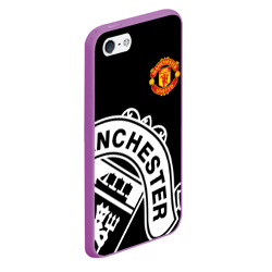 Чехол для iPhone 5/5S матовый Manchester United - Collections 2017 2018 - фото 2