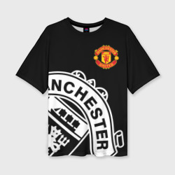 Женская футболка oversize 3D Manchester United - Collections 2017 2018