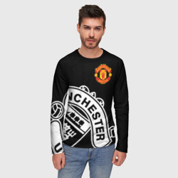 Мужской лонгслив 3D Manchester United - Collections 2017 2018 - фото 2