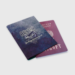 Обложка для паспорта матовая кожа AC/DC пушка - фото 2