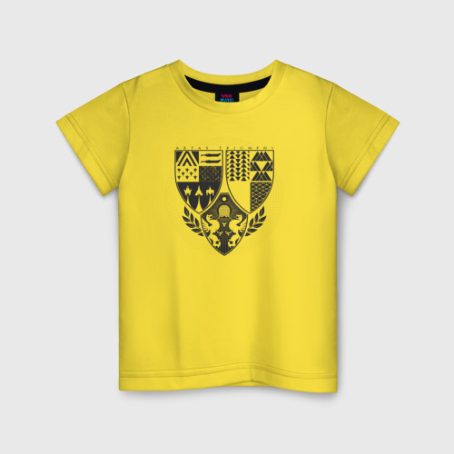 Детская футболка хлопок Destiny - AGE OF TRIUMPH, цвет желтый