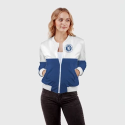 Женский бомбер 3D Chelsea - Light Blue - фото 2