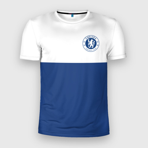 Мужская футболка 3D Slim Chelsea - Light Blue, цвет 3D печать