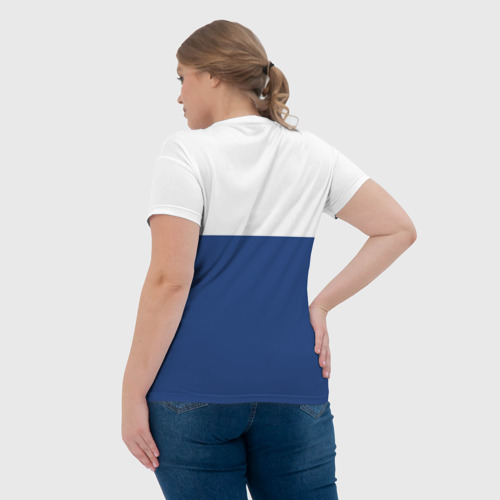 Женская футболка 3D Chelsea - Light Blue, цвет 3D печать - фото 7