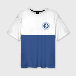 Женская футболка oversize 3D Chelsea - Light Blue