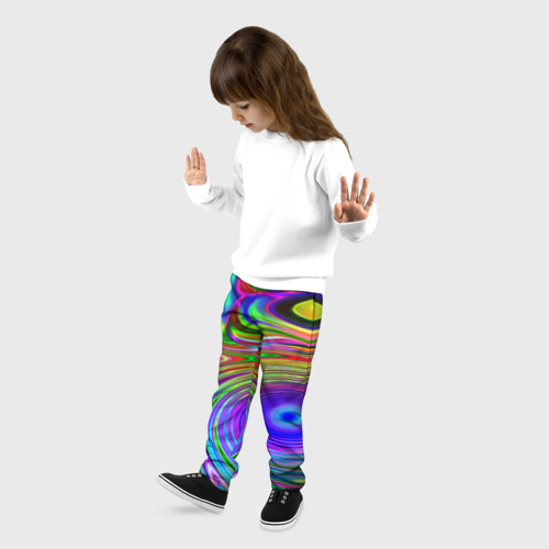 Детские брюки 3D Галлюцинации, цвет 3D печать - фото 3
