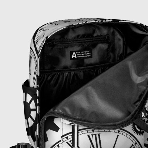 Женский рюкзак 3D с принтом Часы и шестеренки, фото #5